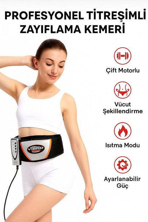 Waisy® Pro Titreşimli Zayıflama Kemeri